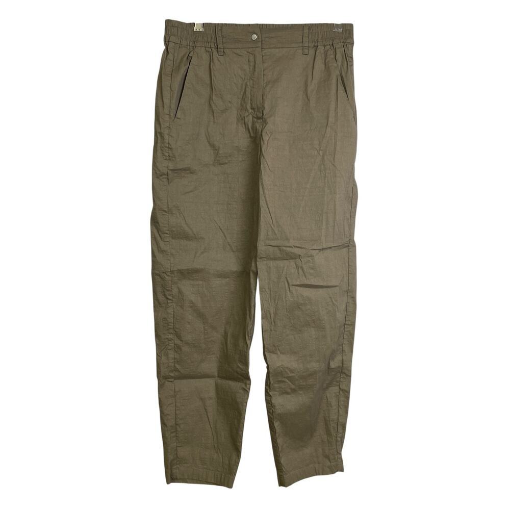 Annette Gortz Pants Womens Size 40 Tan Alexa Loose Fit Elastic German NWOT